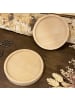 Mr. & Mrs. Panda Holz Untersetzer Vogelhaus Home ohne Spruch in Transparent