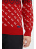 BLEND Strickpullover Pullover Christmas 20714960 in rot