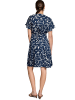 Zero  Midikleid mit Print. in Blue/Cream
