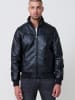 KOROSHI Kunstlederjacke in SCHWARZ