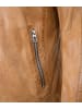 Milestone Lederjacke Lammnappa in Camel