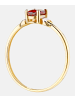 Diamant L'éternel Ring aus 375 Gelbgold mit Granat