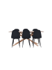 ebuy24 Essgruppe Piazza (7-teilig) Mocca 90 x 180 cm