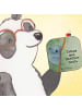 Mr. & Mrs. Panda Holzuntersetzer Koalabär Design mit Spruch in Weiß