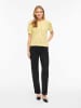 Vila Strickoberteil in Pastel Yellow