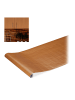 relaxdays Klebefolie Holzoptik in Braun - (B)45 x (T)200 cm