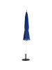 Beliani Marktschirm MINOA in Blau/Weiß - (W) 245 x (H) 269 x (L) 245 cm