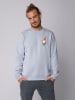 wat? Apparel Sweatshirt Gartenzwerg in Serene Blue