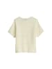 Marc O'Polo TEENS-GIRLS Kurzarm-Strickshirt in White Cotton