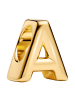 Pandora Mini-Charm Buchstabe A Goldfarben