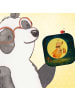 Mr. & Mrs. Panda Glasuntersetzer Glühwürmchen Design ohne Spruch in Weiß