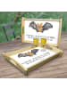 Mr. & Mrs. Panda Tablett Fledermaus Flügel mit Spruch in Weiß