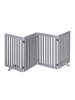 relaxdays Absperrgitter in Grau - (B)207 x (H)70 cm