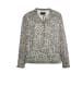 faina Damen Bluse Mit Leo-Print in Weiss Mehrfarbig
