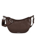Mandarina Duck Mellow Leather Umhängetasche Leder 33 cm in espresso