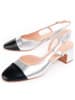 Montevita Pumps Goldem in Silber