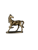 GILDE Skulptur "Wildpferd" in Bronze - H. 24 cm - B. 25 cm