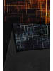 Wecon Home Teppich "Quantum Warp" in Schwarz/Multi