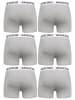 Amaci&Sons 6er Pack Boxershorts Robbie in Hellgrau/Weiß