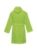 REDBEST Frottier Kinder-Bademantel mit Kapuze Chicago in apfelgrün