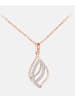 Diamant L'éternel Halskette mit Anhänger aus 375 Roségold mit Diamant in Roségold