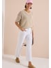 Cecil Crochet Pullover im Sommer-Look in pearl beige