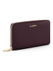 Lazarotti Bologna Leather XL Zip-Around Geldbörse Leder 19 cm burgundy