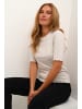 Kaffe T-shirt KAjasmin Slim fit in Feather Gray Melange