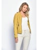 Maze Lederjacke Mabel in gelb