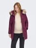 ONLY Langer Parka in Mauve Wine