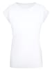 F4NT4STIC Extended Shoulder T-Shirt Oysters And Champagne in weiß
