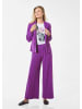 GOLDNER Kurzgröße:  Blazer Jersey-Blazer in aubergine