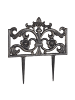 relaxdays 4x Beetzaun in Bronze - (B)36 x (H)37 x (T)2 cm