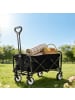 relaxdays Bollerwagen in Schwarz - (B)50 x (H)89 x (T)72 cm