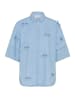 Soaked in Luxury Langarm - Hemd SLAdelita Baggy fit in Light Blue Denim