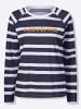 Sieh an! Streifenshirt in marine-weiß-geringelt