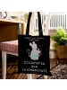 Mr. & Mrs. Panda Tasche Erzieherin Leidenschaft mit Spruch in Schwarz