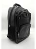 EGOMAXX Kunstleder Rucksack Funktionaler Backpack Wasserabweisendes Design in Schwarz-4