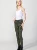 KOROSHI LANGE JEANS SCHMALE HOSE in VERDE OSCURO / DUNKELGRÜN