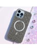 cadorabo Hülle für Apple iPhone 13 PRO MAX Glitzer Schutzhülle in Grau