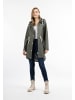 ICEBOUND Damen Regenmantel in Oliv