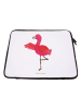 Mr. & Mrs. Panda Notebook Tasche Flamingo Yoga ohne Spruch in Weiß