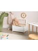 Beliani Kinderhocker BERRIMA in Weiß/Braun - (W) 54 x (H) 53 x (L) 28 cm