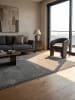 KADIMA DESIGN Läufer Uni weich wohnlich Wohnzimmer Schlafzimmer gemütlich in Anthrazit
