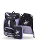 BAAGL 3-tlg. Set: Schulrucksack Airy in Violett Kuromi Fortune Dream