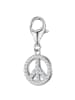 Glanzstücke München Charm Peace aus Sterling Silber mit Zirkonia in silber