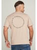 Jack & Jones T-Shirt - JCOROUND INFINITY in Cobblestone