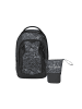 Satch Schulrucksack-Set MATCH PLUS "Street Ink" 2-tlg. in Schwarz