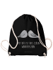 Mr. & Mrs. Panda Sportrucksack Turteltauben Liebe mit Spruch in Schwarz