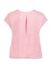 BETTY & CO Casual-Shirt mit Gummizug in Pink/Cream